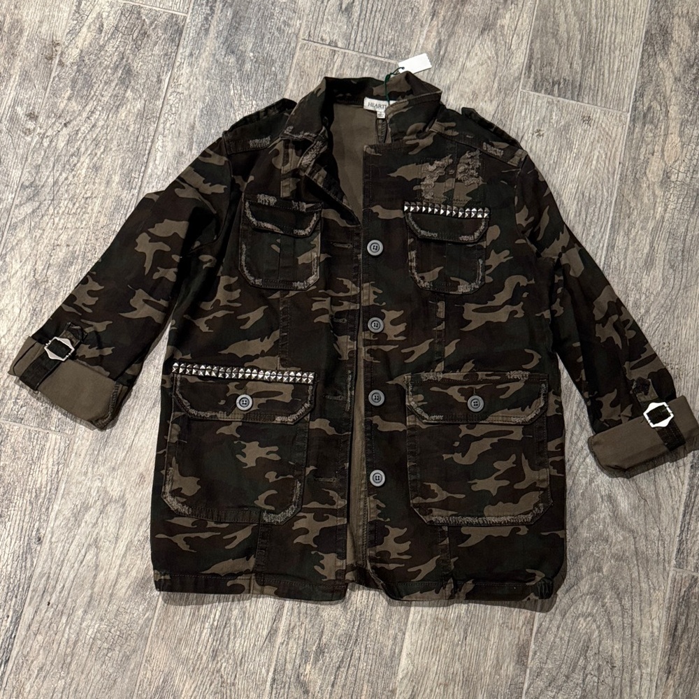 Heartloom Camouflage Utility Jacket